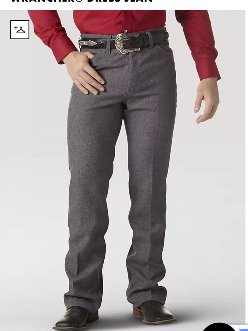 Wrangler Charcoal Gray Dress Jeans